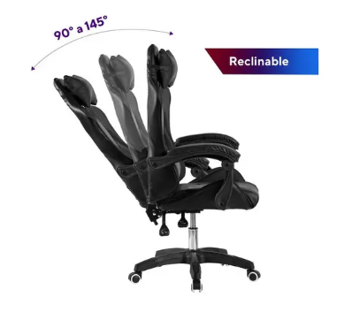 SILLA GAMER URBAN NEGRA - Image 4